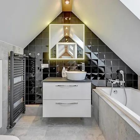 아파트 Waterlane Penthouse I Pool I Panoramic View 그단스크