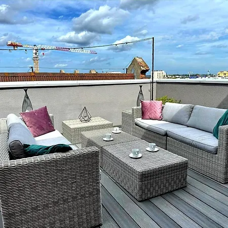 Waterlane Penthouse I Pool I Panoramic View Apartmán