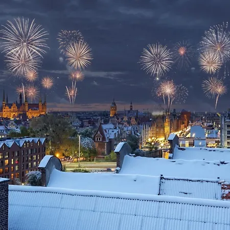 شقة Waterlane Penthouse I Pool I Panoramic View غدانسك