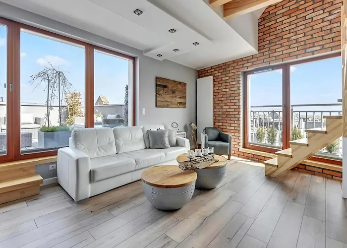 Waterlane Penthouse I Pool I Panoramic View * Gdańsk