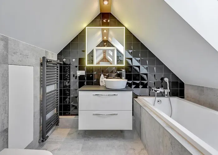 Apartament Waterlane Penthouse I Pool I Panoramic View Gdańsk